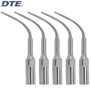 5X Pájaro Carpintero DTE Puntas Escalador Ultrasónico Dental SATELEC ACTEON Periodoncia PD3D - Imagen 1 de 9