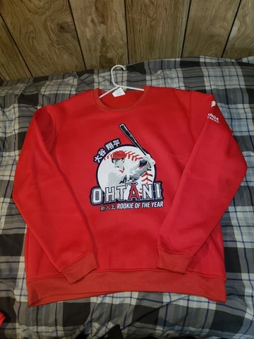 Angels Shohei Ohtani Stadium Giveaway Bundle T-shirt & Sweater Size XL Cover