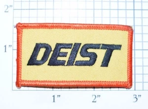 DEIST SAFETY Vintage Sew On Chaqueta Camisa Sombrero Firesuit Patch Drag Racing Driving - Imagen 1 de 4