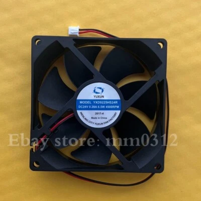 YUXUN YXD9225HS24R 24V 0.28A 6.5W 9.2CM 焊接机 冷却风扇 — 第 1/2 张图片