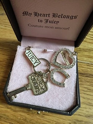 Colar chave amuleto da sorte ouro vintage costura suculenta Y2K - Imagem 1 de 4