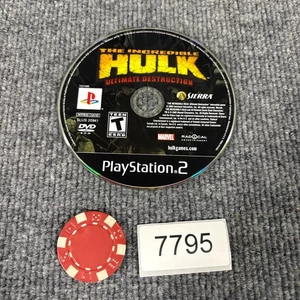 The Incredible Hulk Ultimate Destruction Playstation 2 PS2 solo disco en muy buena condición - Imagen 1 de 6