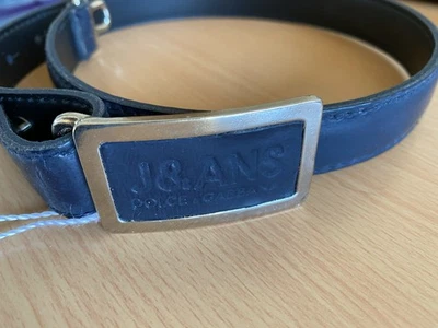 Dolce Gabbana J & ANS темно-синий Cintura ремень с пряжкой размер 70 подлинный новый с ярлыками - Изображение 1 из 4