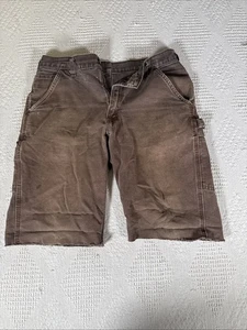 Pantalones Cortos Carhartt Marrón Denim Corte Personalizado 33W - Imagen 1 de 24