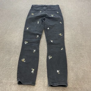 Abercrombie & Fitch Jeans Womens 26 High Rise Super Skinny Ankle Floral Embroide - Picture 1 of 11