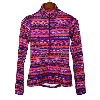 Nike Pro Hyperwarm 1/2 Cremallera Pullover Colorido Manga Larga Camisa Dri-Fit Mujer XS Foto 1 de 4