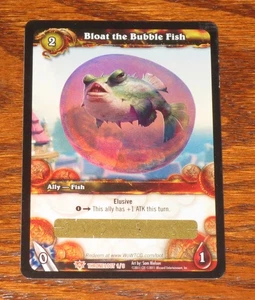 WOW World of Warcraft TCG Loot Card Bloat the Bubble Fish Purple Puffer Pet New - Picture 1 of 2