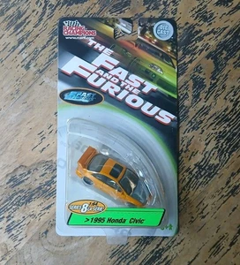 Racing Champions Fast & Furious 1995 Honda Civic Orange Streetglow Series 8 - Picture 1 of 11