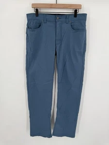Prana Brion Pants Men’s 33x32 Blue Slim Fit Nylon Outdoors Hiking Climbing - Picture 1 of 10