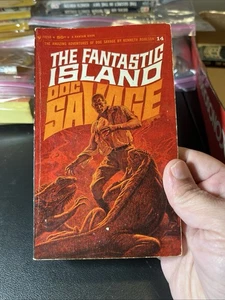 The Fantastic Island #14 Doc Savage Kenneth Robeson Vintage Paperback Novel - Picture 1 of 6