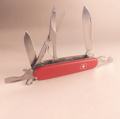 Victorinox Climber Swiss Army Knife 91mm Red Scissors Corkscrew Hook 1992-1995 - Image 1 of 4