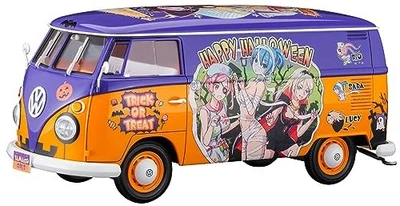 Hasegawa 1/24 Volkswagen Type 2 Delivery Van Tamago Girls Happy Halloween Plasti - Image 1 of 4