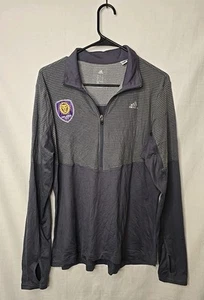 Adidas MLS Orlando City SC Cremallera Completa Fútbol Fútbol Gris Chaqueta de Pista - Para Hombres XL - Imagen 1 de 11