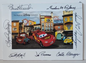 CARS DISNEY PIXAR LIGHTNING McQUEEN ANIMATION CEL GALLERY SIGNIERT x7 KUNSTKARTE - Bild 1 von 7