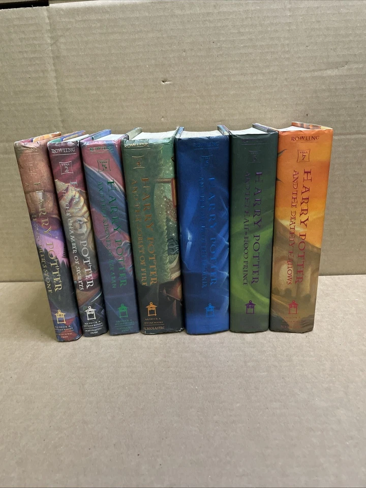 Harry Potter Complete Hardcover Set Books 1-7 First American Edition Rowling - Image 1 of 4