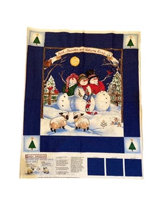 Pannello trapuntato natalizio Daisy Kingdom Heaven & Nature Sing 1997 - Vintage - Foto 1 di 9