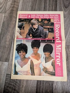 RECORD MIRROR Music Paper - 11th March 1967 - The Supremes/Mickie Dolenz Cover - Foto 1 di 7