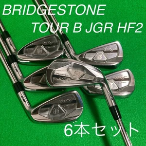 Bridgestone TOUR B JGR HF2 Irons #5-9,Pw(6Clubs)/NSPRO950GH/Flex:Stiff - Picture 1 of 10