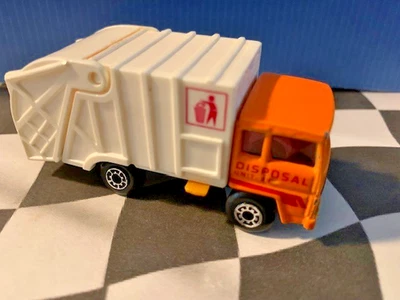 Matchbox 1992-1993 Superfast MB36 Refuse Truck ORANGE DISPOSAL UNIT-24 with Deco - Image 1 of 2