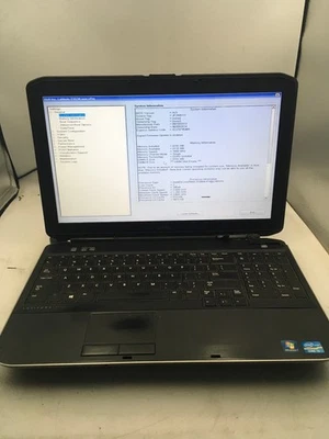 DELL LATITUDE E5530 - BOOTS TO BIOS/BAD HINGE - INTEL I5 3230M - NO RAM -READ-BB - Image 1 of 4