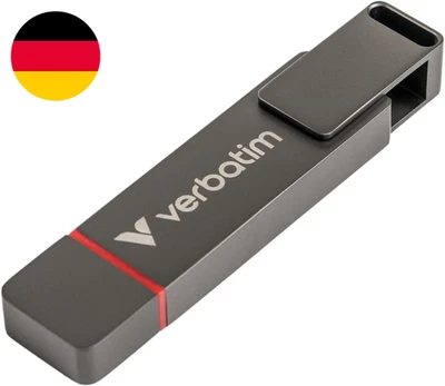 Verbatim Dual Quickstick, 1 TB, Externe 3.2 Gen 1 USB-C/USB-A SSD, High-Speed US - Bild 1 von 4