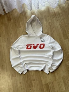 Octobers Very Own Drake Vintage Owl Logo Hoodie Shirt Mens Size S White - Picture 1 of 15