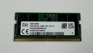 SK Hynix 16GB Laptop RAM Memory 1Rx8 PC5-4800B HMCG78AEBSA095N SODIMM - Picture 1 of 1