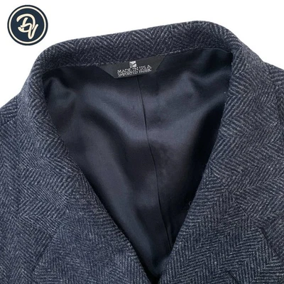 46 R Polo Ralph Lauren " University Club" Azul Moteado Tejido Espiga Tweed Foto 1 de 4