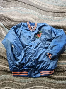 Vintage 80er ChalkLine Florida Alligatoren Satin Jacke Herren Größe X Large abgenutzt - Bild 1 von 7