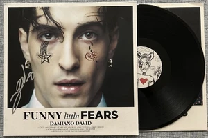 DAMIANO DAVID MANESKIN SIGNED "FUNNY LITTLE FEAR" VINYL LP HANDSIGNIERT JSA COA - Bild 1 von 5