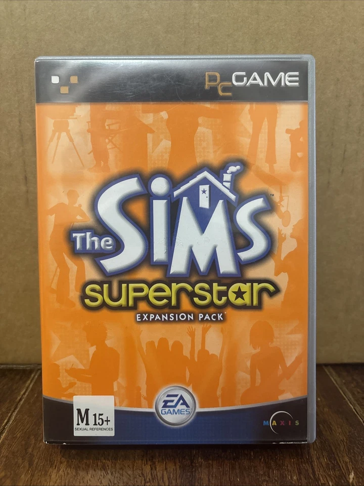 PC Game - The Sims Superstar Expansion Pack -  W/ Manual - VGC - Rated M15+ - Image 1 of 1