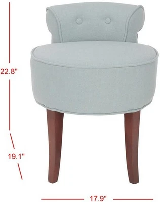 Safavieh GEORGIA VANITY STOOL, Reduced Price 2172767739 MCR4546B - Image 1 of 4