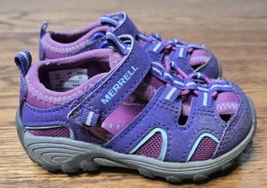 Merrell Hydro H2O Hiker Jr Sandals Little Girls' 6M Purple - Picture 1 of 7