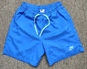 NIKE Sportswear Woven Flow Shorts Men's Small Blue Lined Drawcord Athletic - Picture 1 of 7
