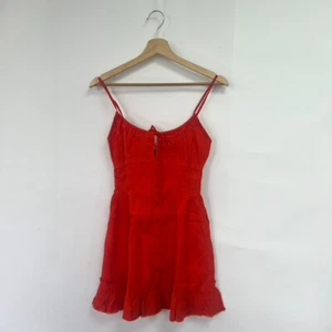 Urban Outfitters Mila Minikleid. Rot. XXS. UVP 49€. Neu mit Etikett. - Bild 1 von 5