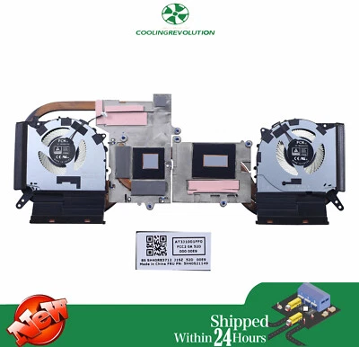 Laptop CPU GPU Heat sink Fan for Legion 5 15IRX9 83JJ 5H40S21149 - Image 1 of 2