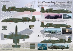 1/144 Decals: Fairchild A-10A Thunderbolt II [USAF] #144011: PRINTSCALE - Bild 1 von 4