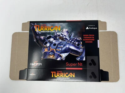 Super Turrican Directors Corte SNES Solo Caja Analógica Super NT Nintendo SUPER RARO Foto 1 de 3