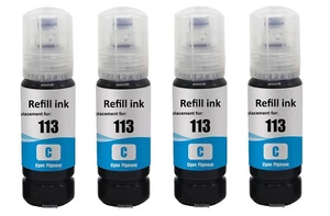 4 Tintenflaschen Cyan für Epson ET-5150 ET-5170 ET-5800 ET-5850 ET-5880 Nicht-OEM - Bild 1 von 1