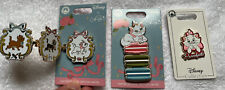 ARISTOCATS MARIE BERLIOZ TOULOUSE Hinged Pin Lot- 2022 Disney D23 Release