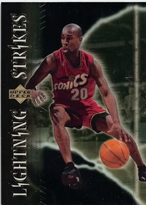 GARY PAYTON 2000-01 LIGHTNING STRIKES CARD LS6 SONICS - Picture 1 of 2