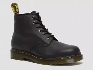 Dr Martens 6 Buchi 101 Black Nappa 26409001 Doc - Foto 1 di 8
