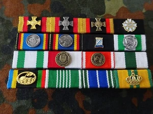 A45-02) Bundeswehr Ordensspange mit 16 Orden: General, Offizier, Feldwebel - Picture 1 of 5