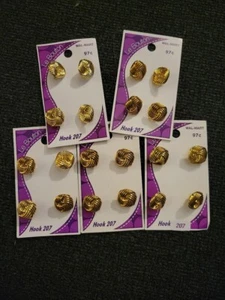 Botones Le Bouton. Oro. 4 piezas. por pack. 5 paquetes - Imagen 1 de 2