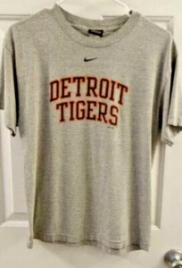 Nike Detroit Tigers Tee MLB Genuine Merchandise Gray Size Youth XL - Picture 1 of 5
