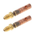 Upgraded TIG Welding Torch Fitting Connector Quality Copper Made Adapter Useful