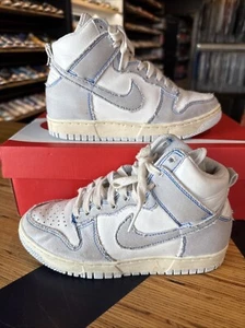 Size 4 - Nike Dunk 1985 High Blue Denim - Picture 1 of 10