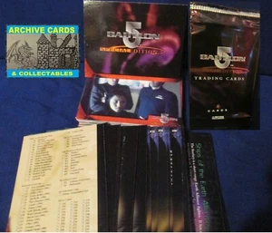1997 BABYLON 5 SPECIAL EDITION Base SET (72) with Wrapper from SKYBOX - Picture 1 of 6