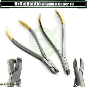 Dental Archwire Lingual Distal Cutter TC Long Hard Wire Cutter Plier Orthodontic - Picture 1 of 3
