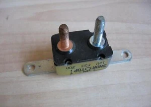 Bussmann Shortstop I Circuit Breaker 12V 30A 30Amps with Bracket #M147KP - Picture 1 of 4